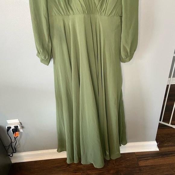 REVELRY Juliet Chiffon Long Sleeve Dress - Picture 5 of 9